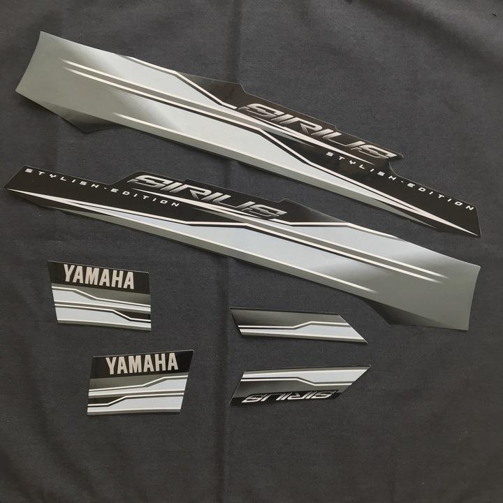 [HCM][HOT] BỘ TEM XE MÁY TEM 3 LỚP CHO XE MÁY YAMAHA SIRIUS ĐỜI 2018 ( MÀU XÁM ĐEN TRẮNG  )