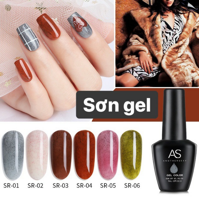 [HCM]Sơn gel As Lông mã SR 15ML