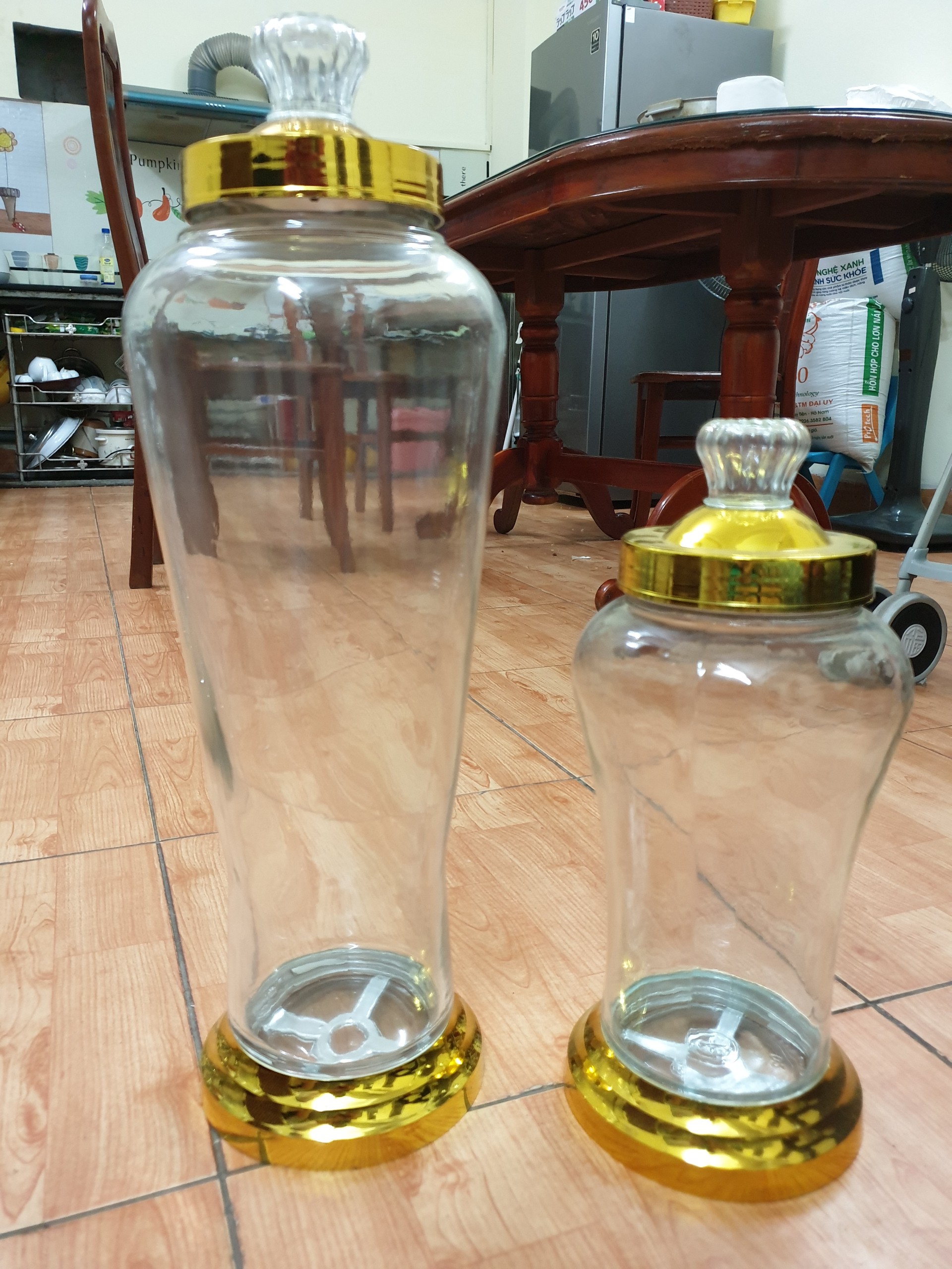 BÌNH NGÂM RƯỢU THỦY TINH 3 LÍT