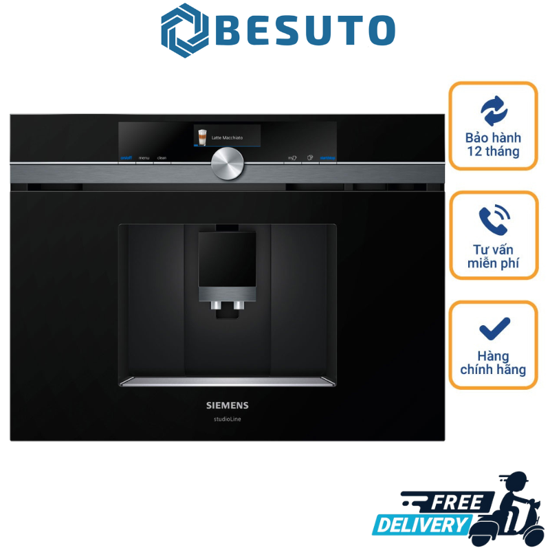 Siemens ct836leb6 iq700 smart built-in coffee machine
