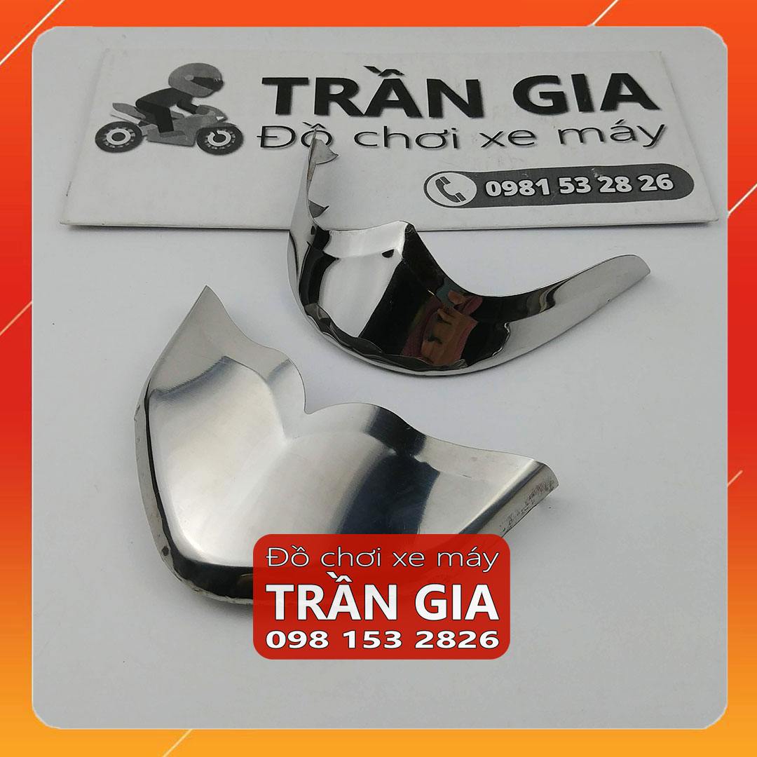 Chỉ mũi dè trước sau INOX xe Mio Classico ốp mỏ đuôi dè chắn bùn- phụ kiện trang trí Yamaha