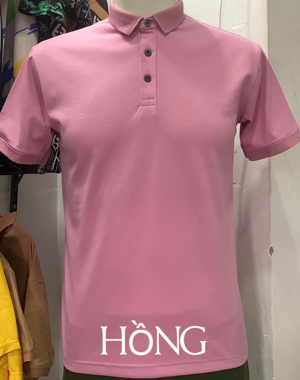 ÁO THUN NAM CỔ BẺ GIÁ RẺ