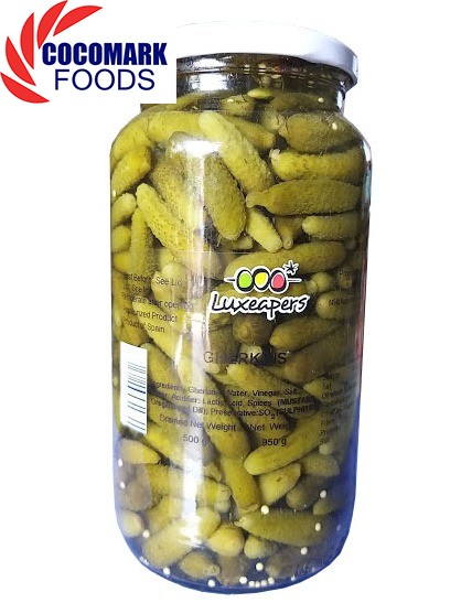 Dưa Chuột Bao Tử Ngâm Luxeapers Baby Gherkins in Brine 950gr