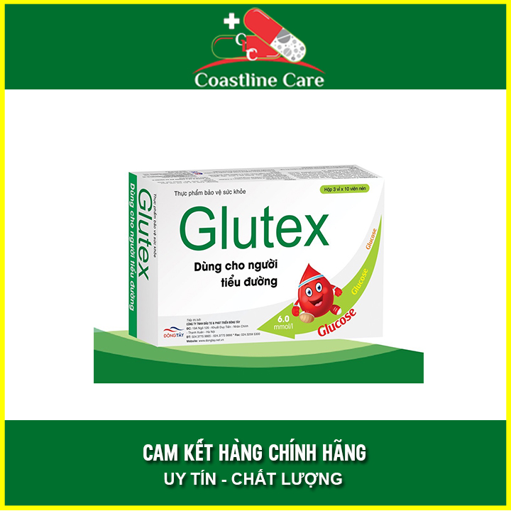 Glutex - hỗ trợ hạ đường huyết & giảm nguy cơ biến c..hứng đái tháo đường