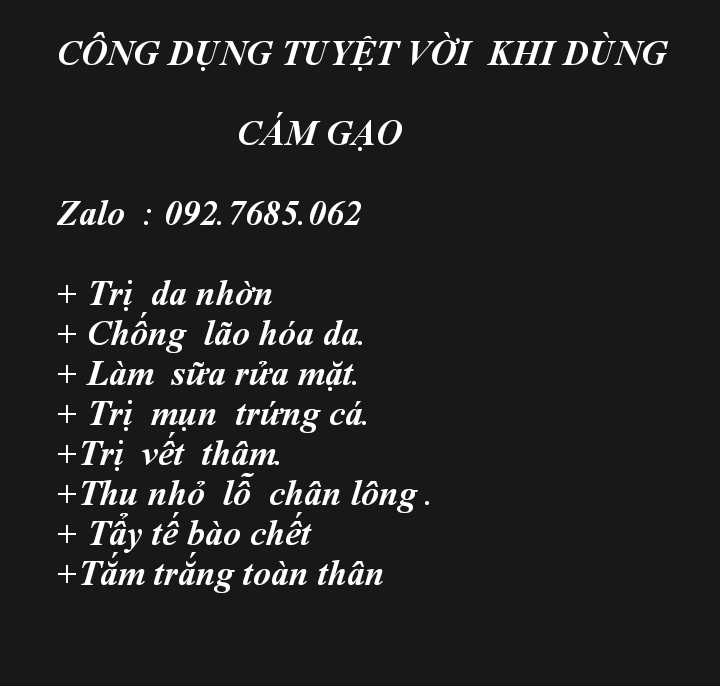Bột Tinh Cám Gạo 200gram