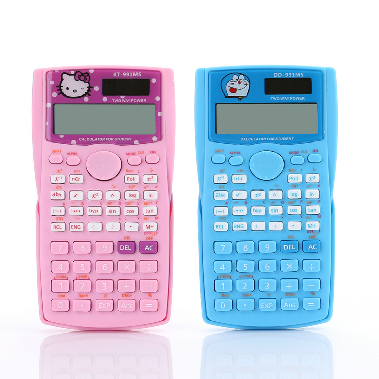 Máy tính học sinh hình hello kitty và Doraemon