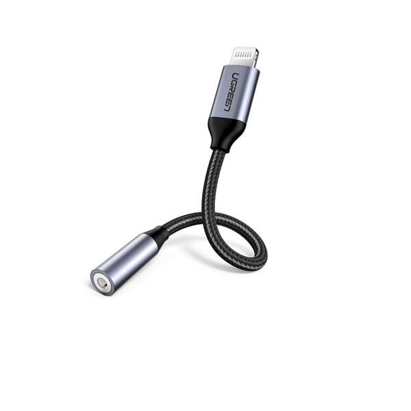 (30cm) Cáp âm thanh từ Lightning sang 3.5mm - Ugreen 30756
