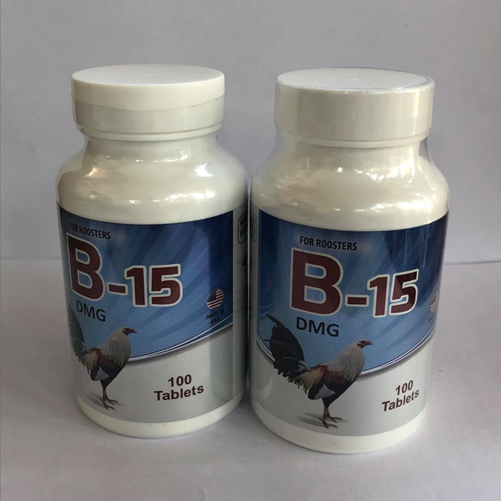 Thuoc ga b15 cho gà đá nap pin cấp tốc - hộp 100 viên