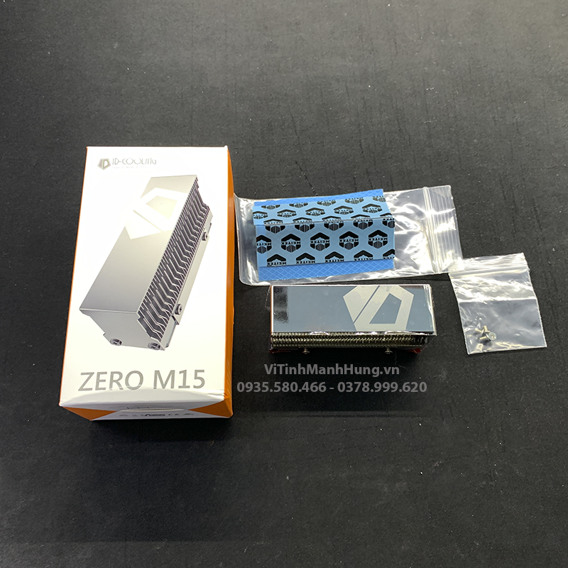 Tản nhiệt SSD M2 2280 ID-Cooling Zero M15, ống đồng 6mm.