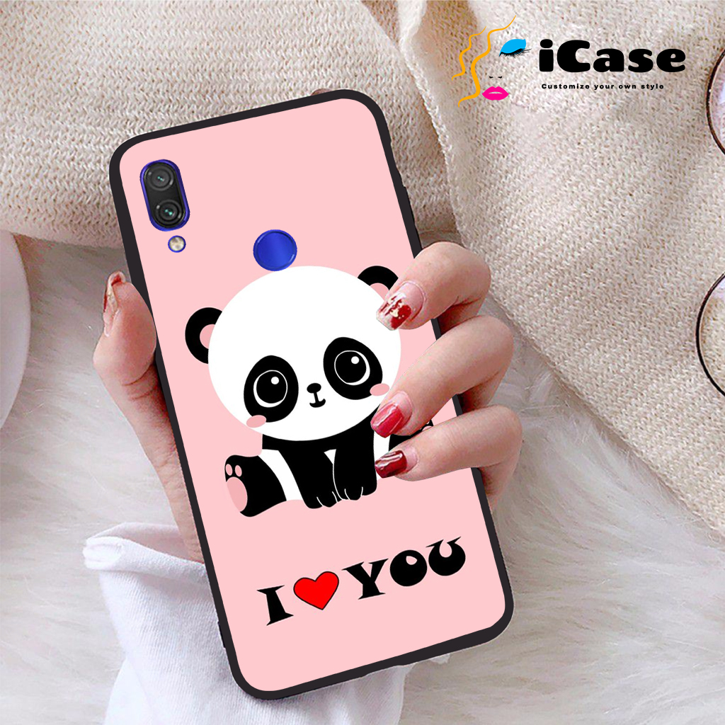 Ốp lưng Xiaomi Redmi Note 7 viền dẻo TPU BST Panda