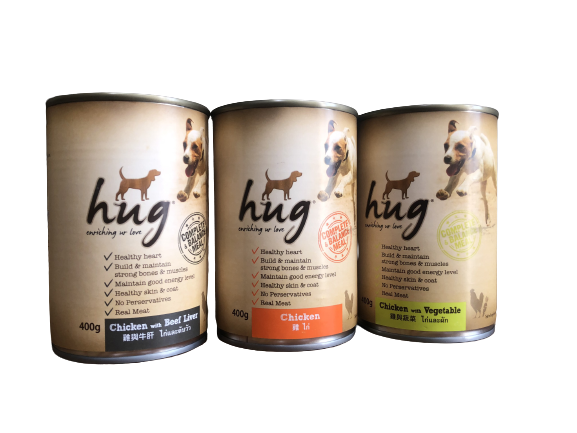 Pate Hug cho chó - Lon 400g