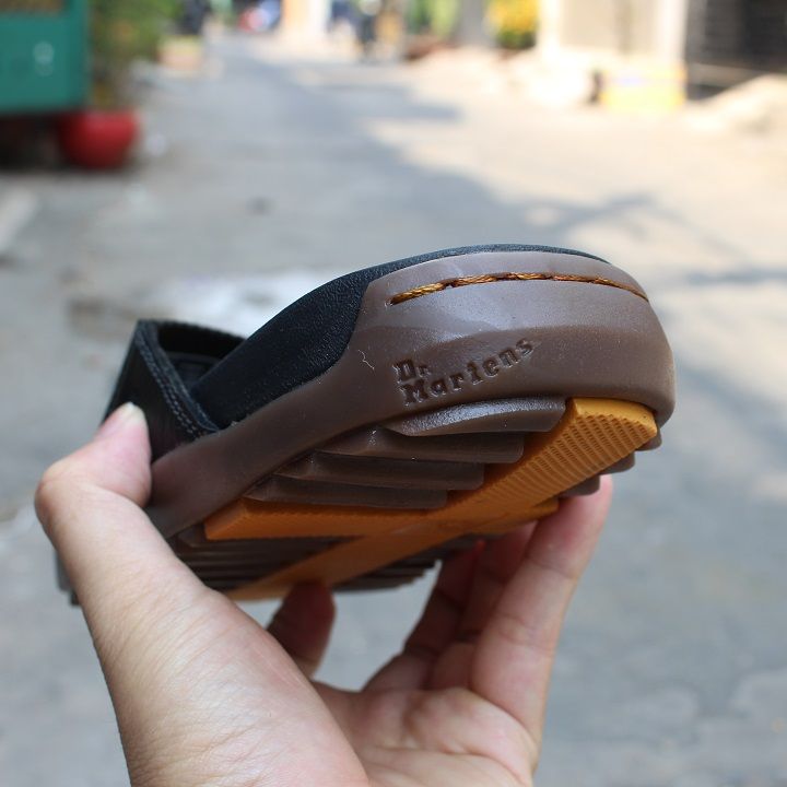 Dép da nam da bò dr martens (DR.K02)