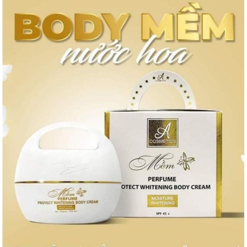 [HCM]Kem body mềm nước hoa A Cosmetics mẫu mới kem dưỡng trắng da toàn thân giúp da trắng sáng mềm mịn