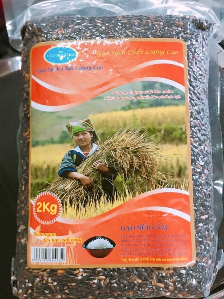 [HCM]Gạo nếp cẩm Điện Biên 2KG