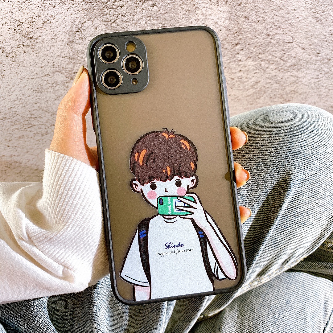Ốp Lưng Nhám Chống Sock, Va Đập Bảo Vệ Camera Couple Cool