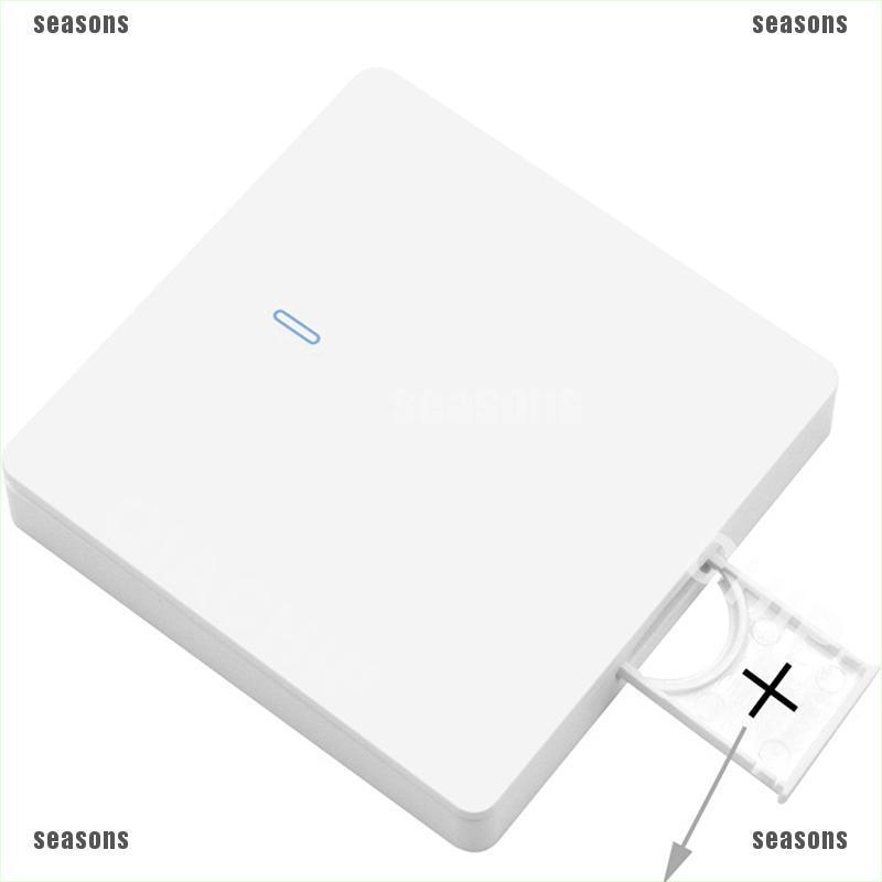 Bộ công tắc điều khiển từ xa dán tường bật tắt đèn quạt một công tắc và 1 bộ thu tăng kèm pin công tắc cầu thang