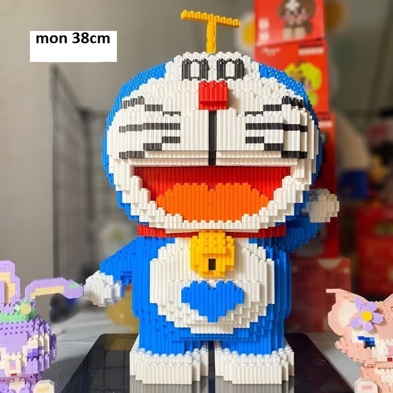 Đồ chơi lắp ráp mô hình Doraemon 38cm le.go doremon