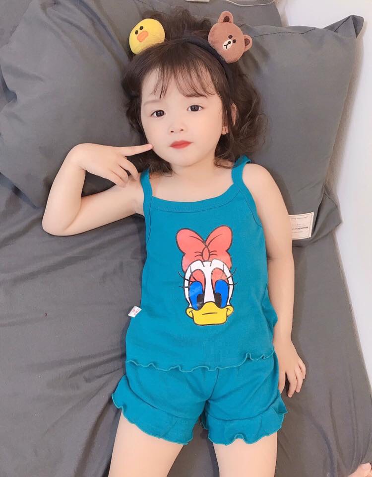 [HCM]Set bộ bé gái - Bộ 2 dây hình thú
