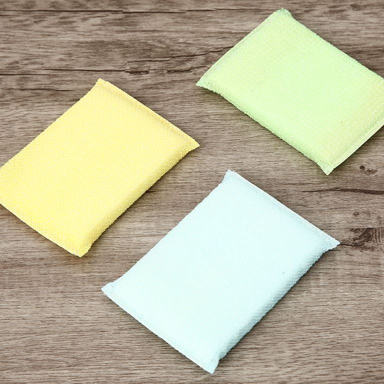 Kobx oks-3011 non-scratch dish washing pad with polyester and PU Foam. fully lightweight, compact dishwashing pad