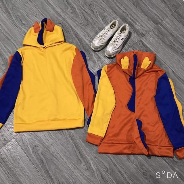 Áo Hoodie Khủng Long   Có Mũ Siêu Cute