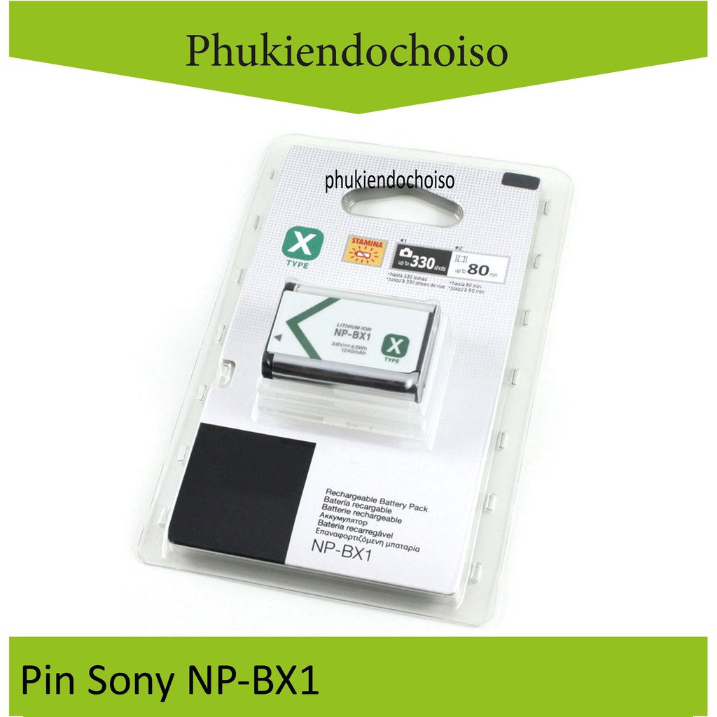 Pin máy ảnh sony np-bx1, dung lượng cao