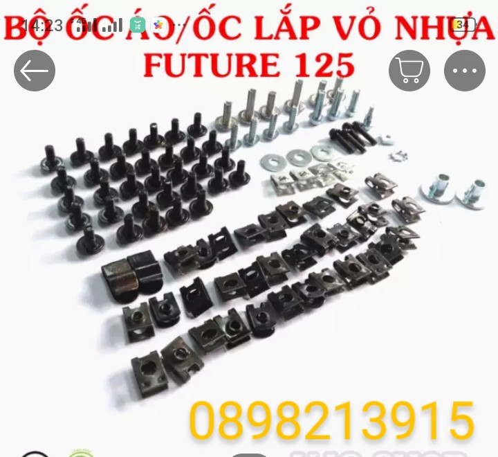Bộ ốc áo xe Future 125