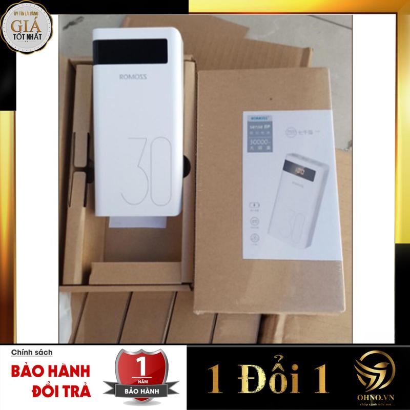 Giá Pin dự phòng Romoss 30000mAh có LED Sạc Nhanh