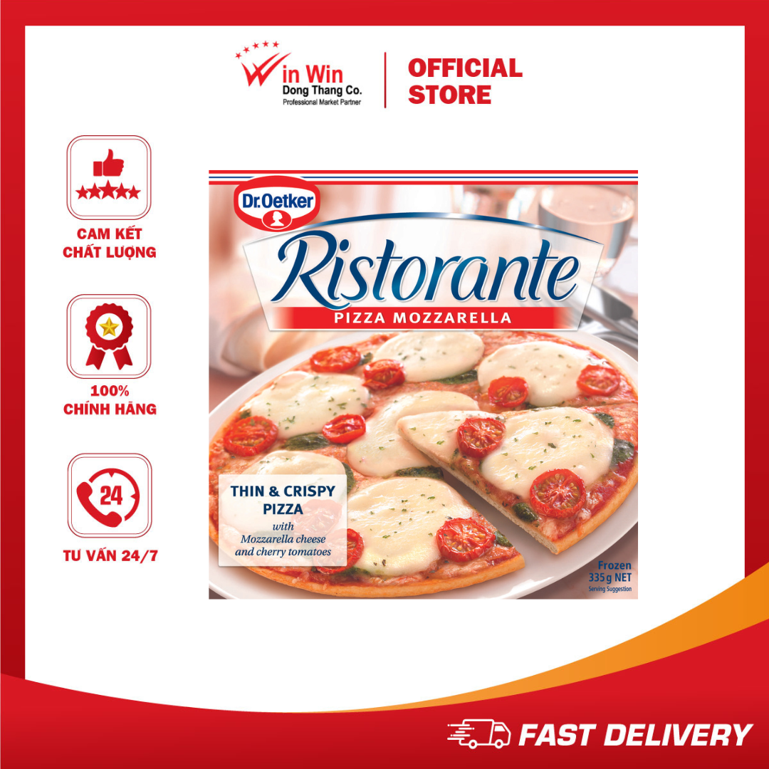 Pizza Ristorante Mozzarella Dr. Oetker 355g - Nhập Khẩu Đức | Dr.Oetker Ristorante Pizza Mozzarella 355g