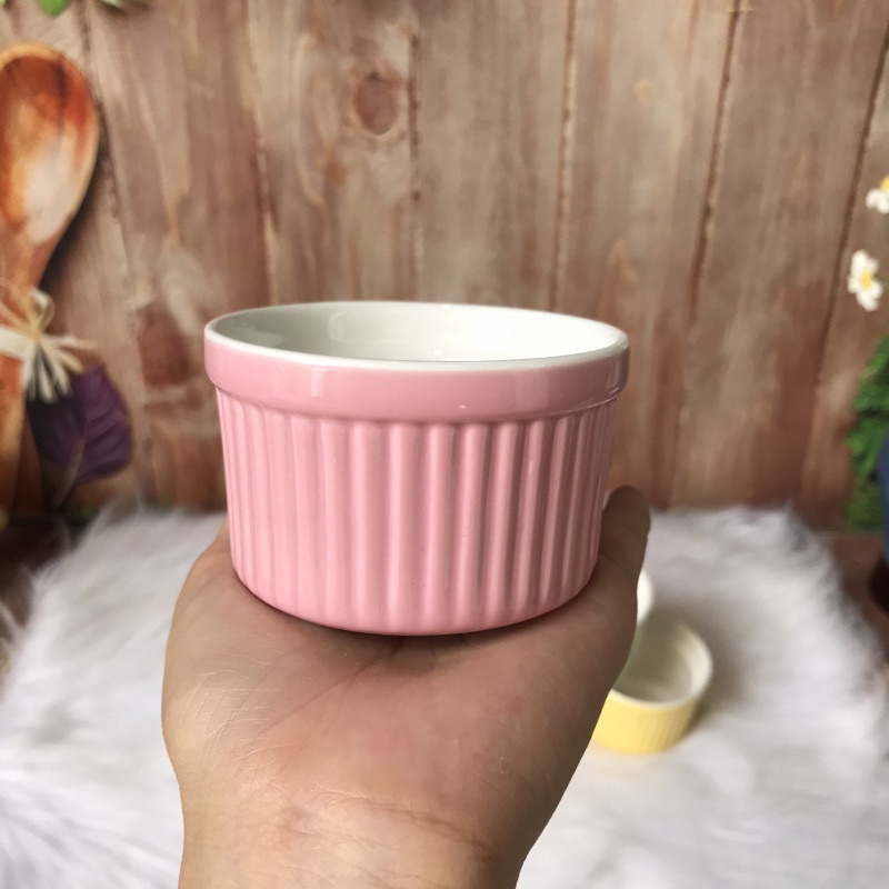 Hũ ramenkin sứ nhiều màu, hũ caramen, hũ chưng yến