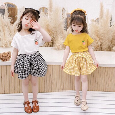 Set áo quần giả váy cho bé gái