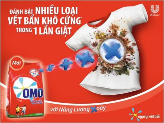 Bột giặt tay Omo gói 6Kg