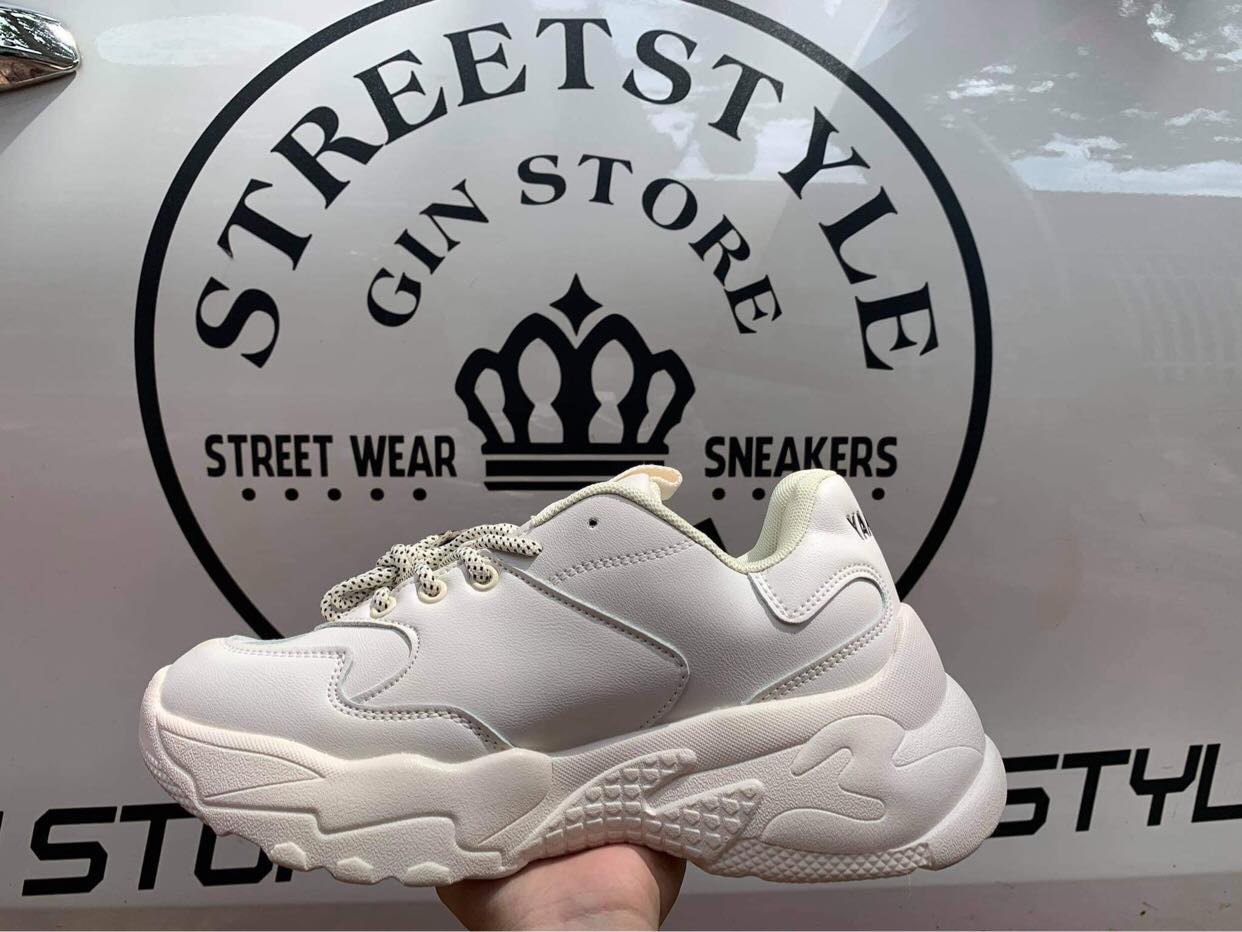 Giày sneaker thể thao đế độn MLB boston nam nữ - gin store
