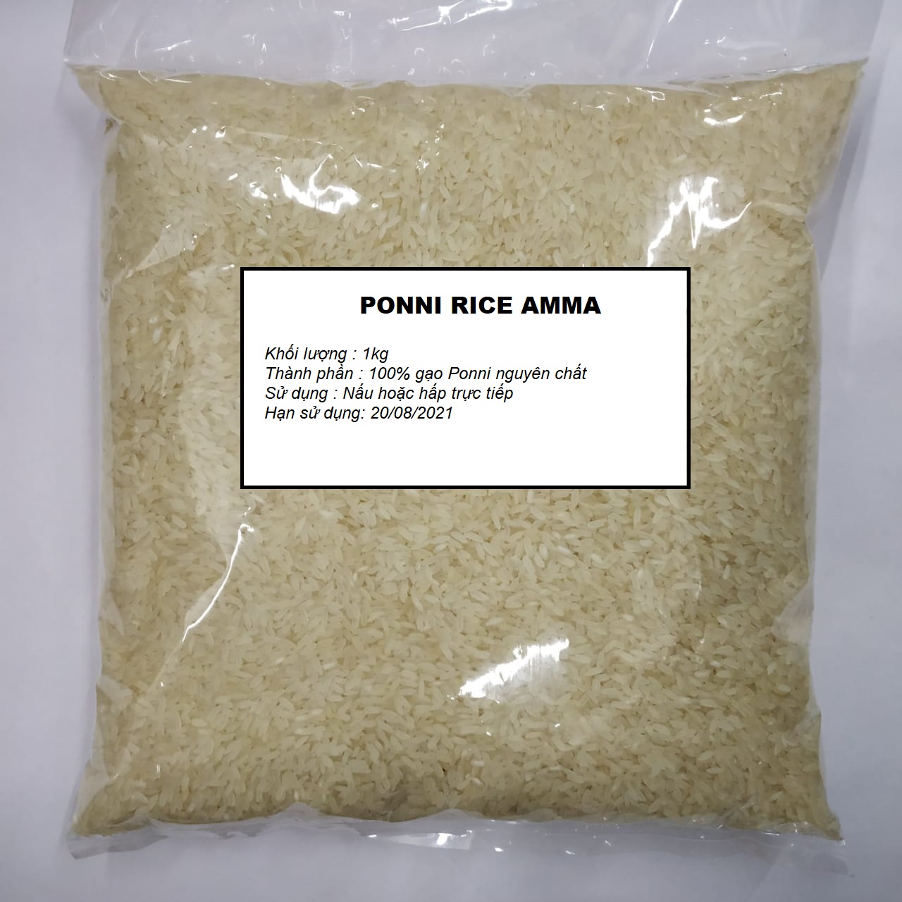 GẠO ẤN ĐỘ PONNI RICE - PONNI RICE AMMA