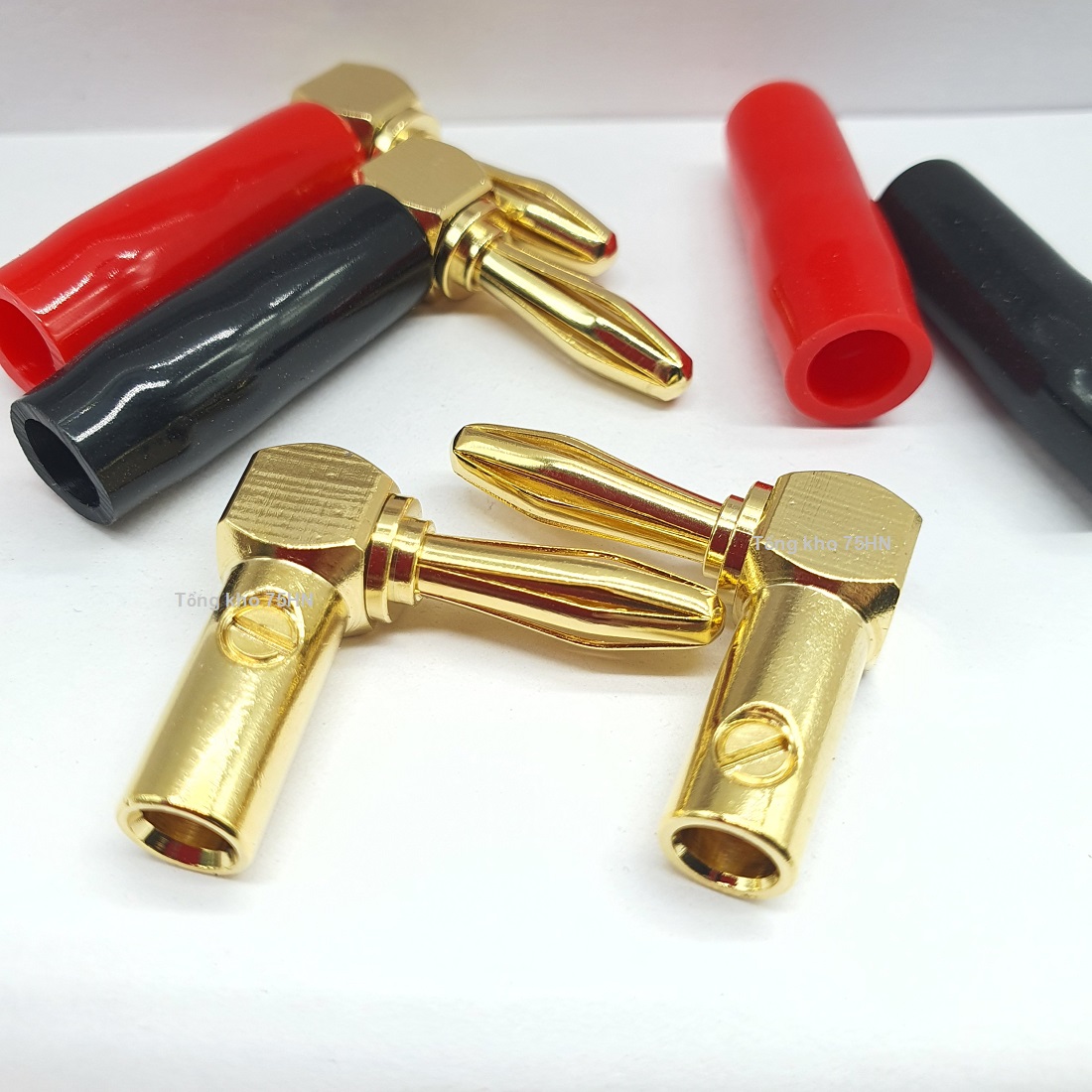 Combo 04 Jack loa bắp chuối vuông góc cao cấp