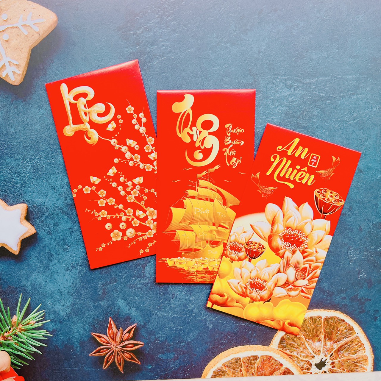 Combo 800 bao lì xì shop tự thiết kế giá sỉ 2023, bao lì xì tết