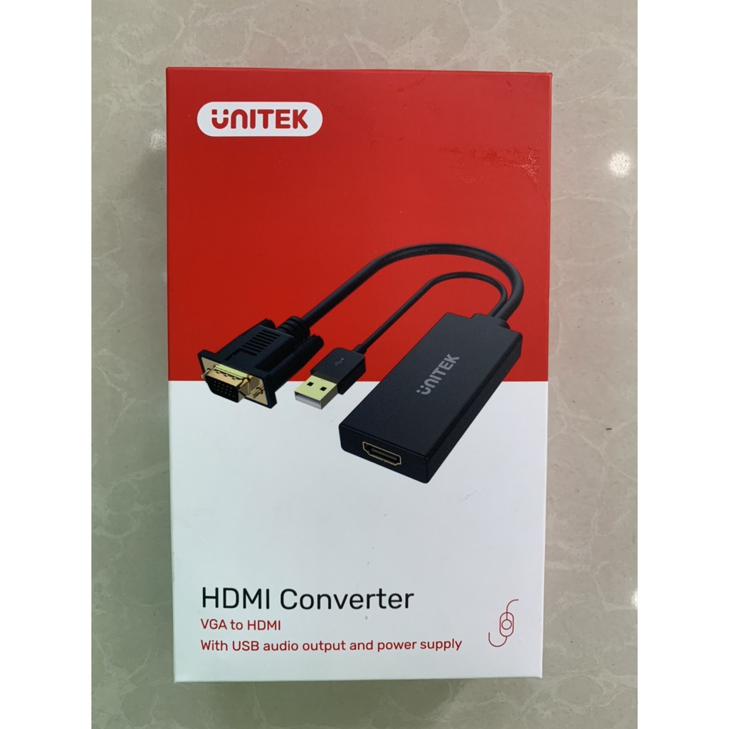 CÁP CHUYỂN ĐỔI VGA SANG HDMI UNITEK Y 8711