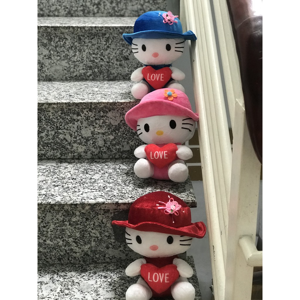 Thú bông mèo Hello kitty siêu dễ thương