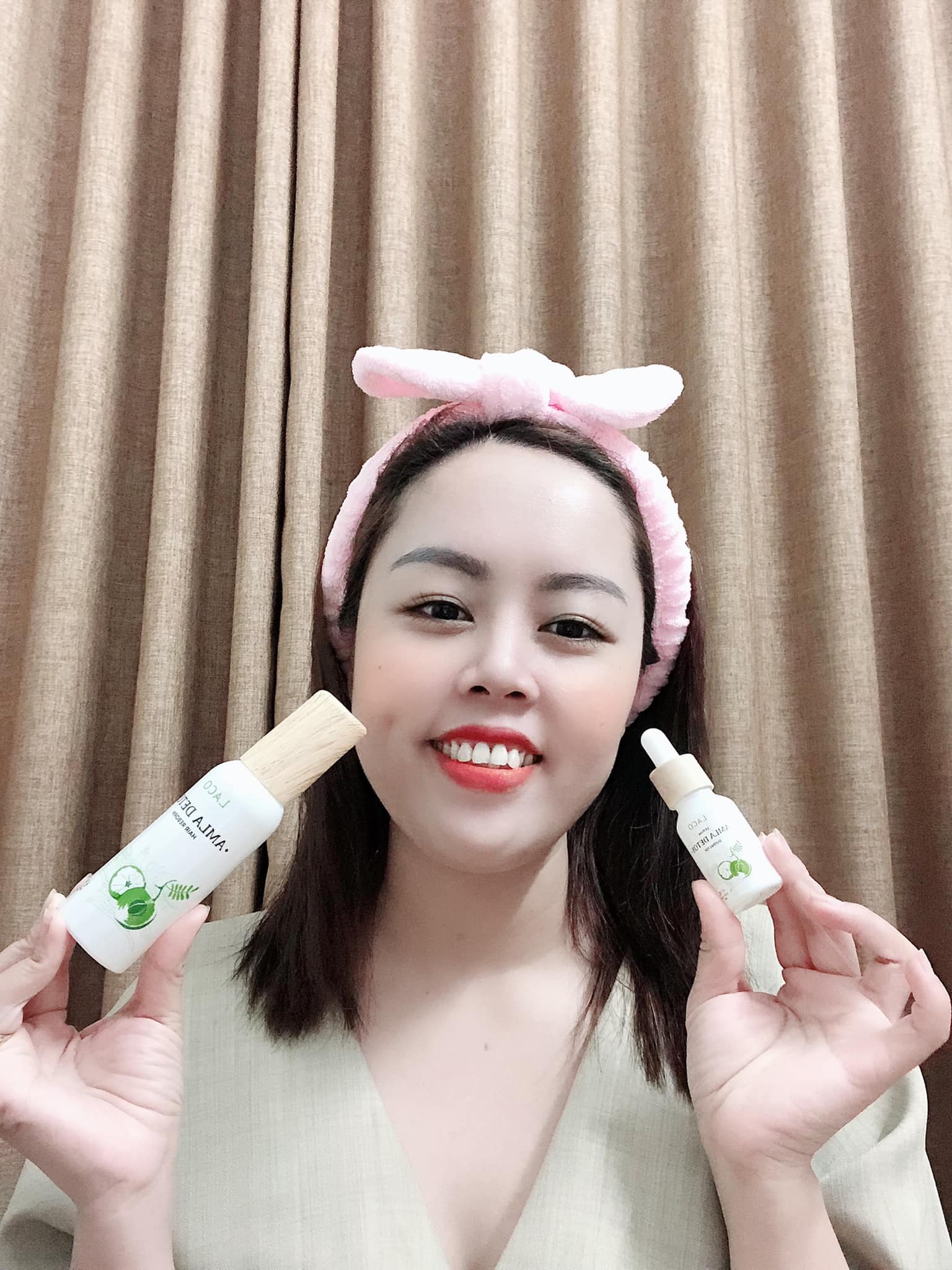 Combo dầu gội + dầu xả Amla Detox Laco
