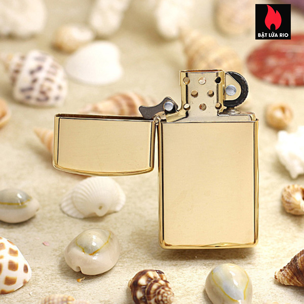 Bật Lửa Zippo Slim Solid Brass 1654B