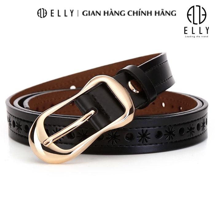 [Brand Day] Dây lưng nữ cao cấp da thật ELLY – ED23
