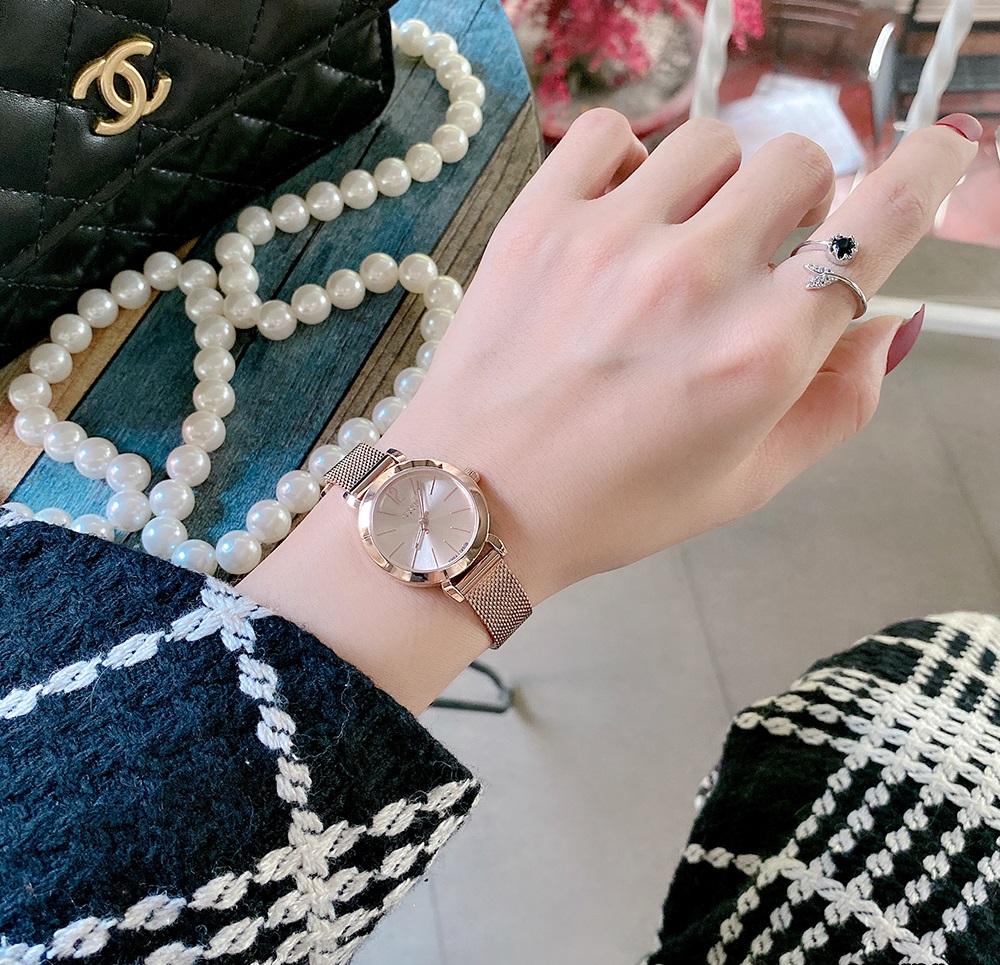 Đồng hồ nữ Julius Hàn Quốc JA-732 dây thép