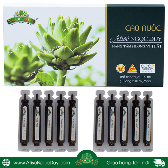 Cao Nước Atiso hộp 10 ống-Ngọc Duy