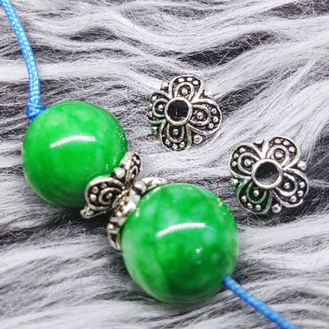 [S925] Charm bạc ốp cánh hoa - MH252