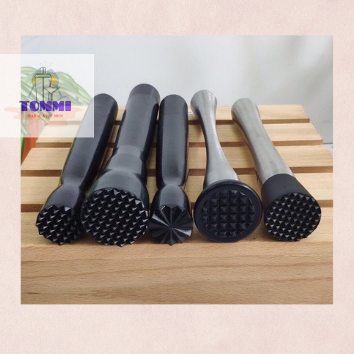 Chày Dầm Muddle Pha Chế Cocktail Chất Liệu inox Các Loại
