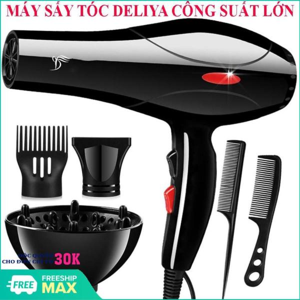 [ HÀNG MỚI ] Máy sấy tóc chuyên nghiệp công suất lớn DELIYA 2200W DLY-8018 (Mẫu mới 2020), Tặng bộ dụng cụ 5 món
