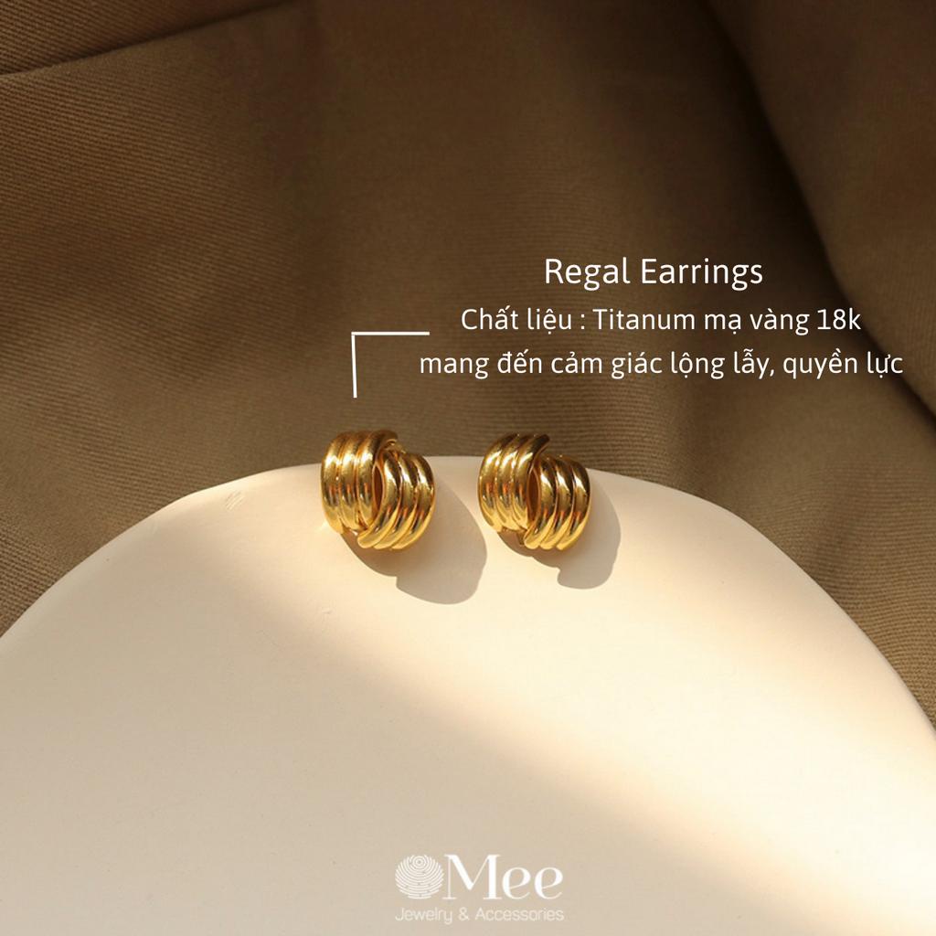 Khuyên tai nữ Regal Hoàng Gia Mee- E6557