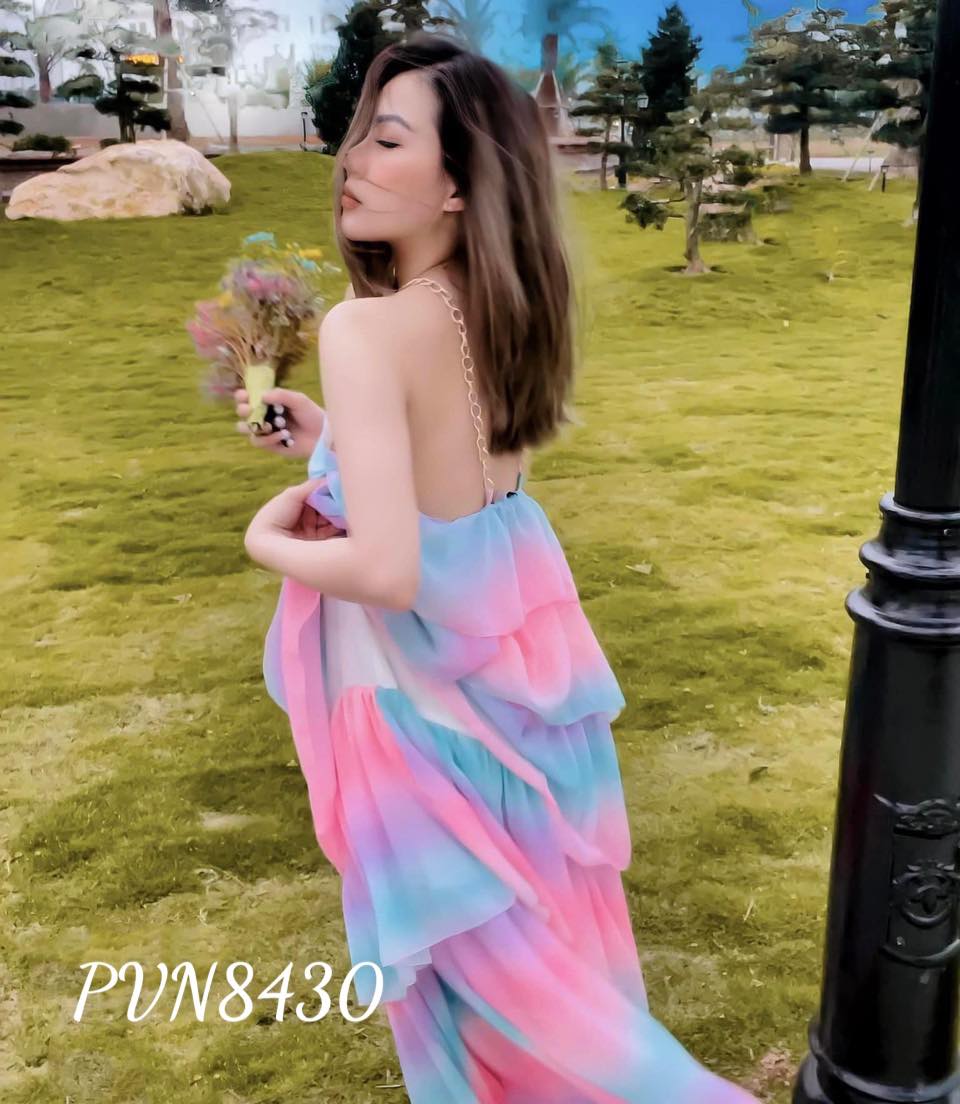 Maxi 7 sắc cầu vồng