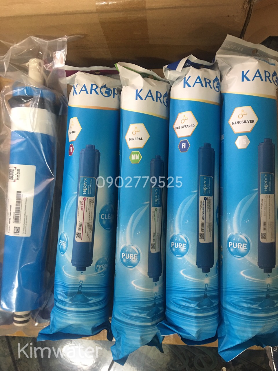 (HCM) Bộ 8 Iõi lọc nước karofi (lõi 123  lõi 4 Lõi 5 lõi 6 Lõi 8 Lõi 9)