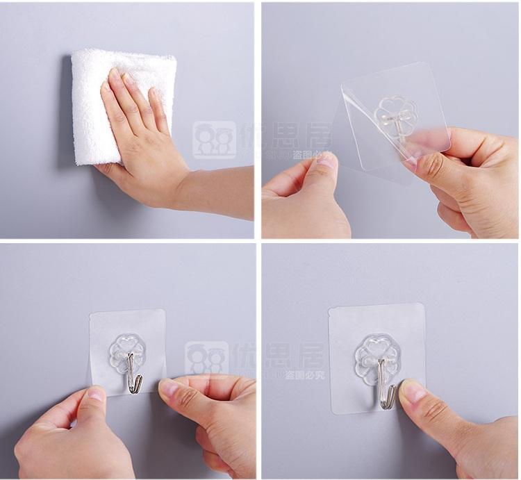 BỘ 5 MÓC TREO DÁN TƯỜNG ĐA NĂNG
