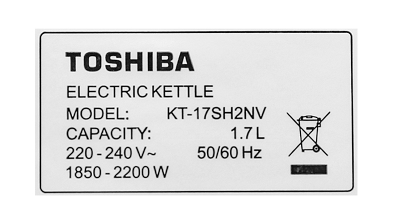 [HCM]Bình đun siêu tốc Toshiba KT-17SH2NV